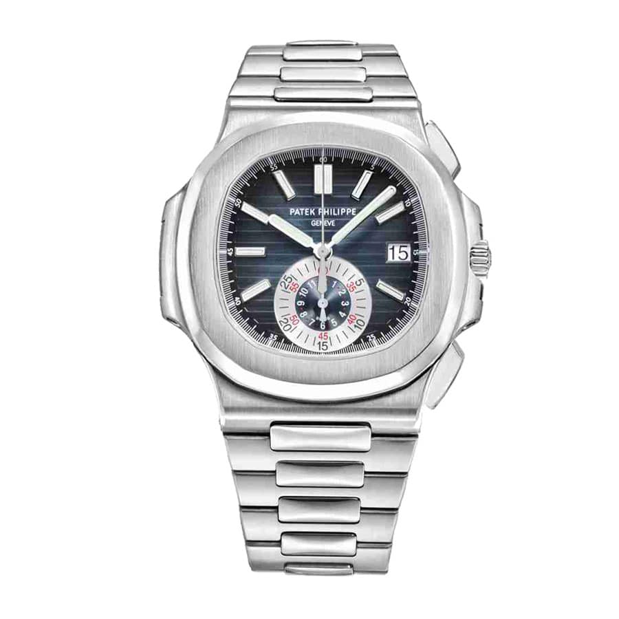 Patek Nautilus Blue Silver Replica